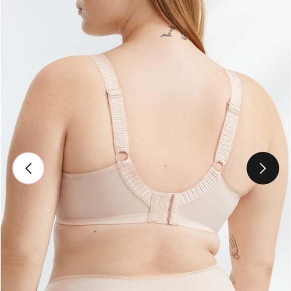 Elomi Beautiful Sheer Lace Bra in Nude Color Size 40I - Picture 3 of 9